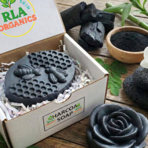 Home activated charcoal soap pack of 4